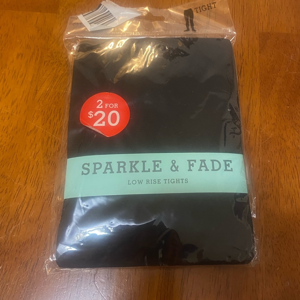 Urban outfitters Spark & Fade black low rise rights new in package one size
